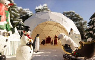 Geodesic Dome - Santa's grotto